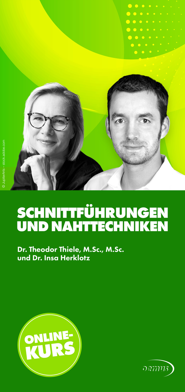 Programm Onlinekurs - Schnittführungen und Nahttechniken