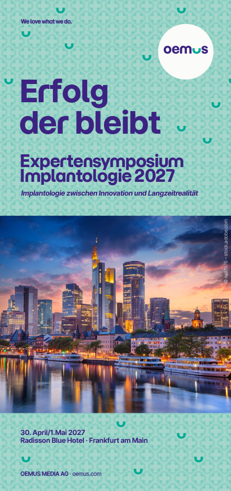 Programm 27. EXPERTENSYMPOSIUM IMPLANTOLOGIE